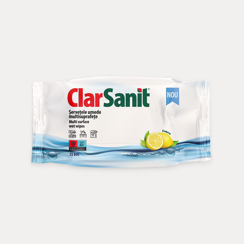 Clarsanit solutii de curatenie detergenti vase detergent de rufe degresant sapun lichid gel de dus detartrant servetele umede