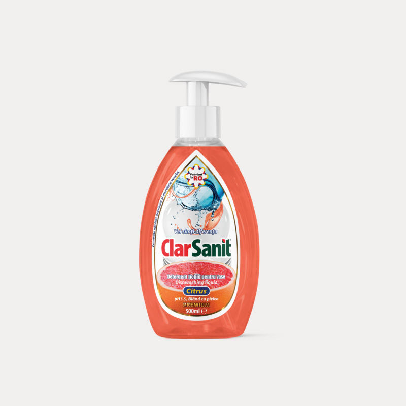 Clarsanit solutii de curatenie detergenti vase detergent de rufe degresant sapun lichid gel de dus detartrant servetele umede