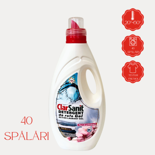 Detergent Rufe Spring Blossom - 2L - ClarSanit - imagine 1