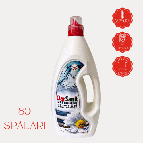 Detergent de Rufe Musetel (Chamomile) - 4L - ClarSanit - imagine 1