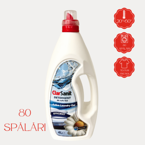 Detergent de Rufe EFFICIENT -  Mușețel (Chamomile) ClarSanit 4L - imagine 1
