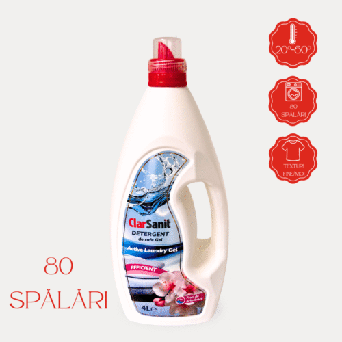 Detergent de Rufe EFFICIENT -  Flori de Primavara 4L - ClarSanit - imagine 1