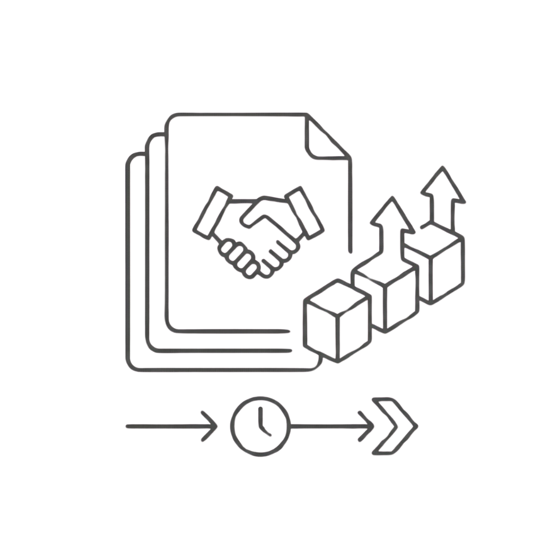 Condiții b2b reale (ofertă pe volum + opțiuni de plată la termen pe contract)