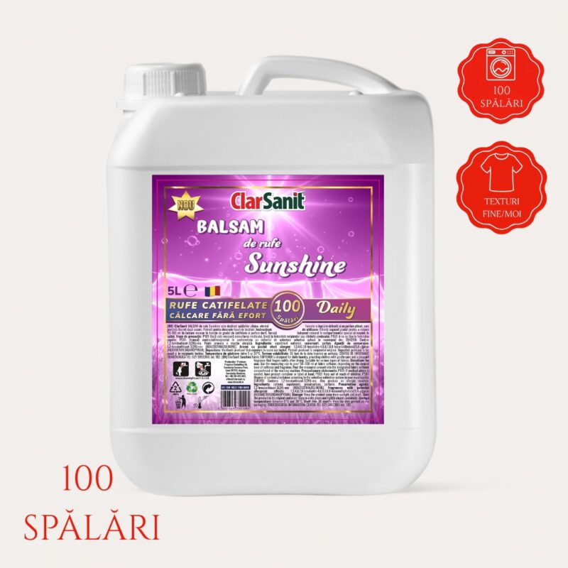 Balsam de rufe Sunshine 5 L – până la 100 spălări