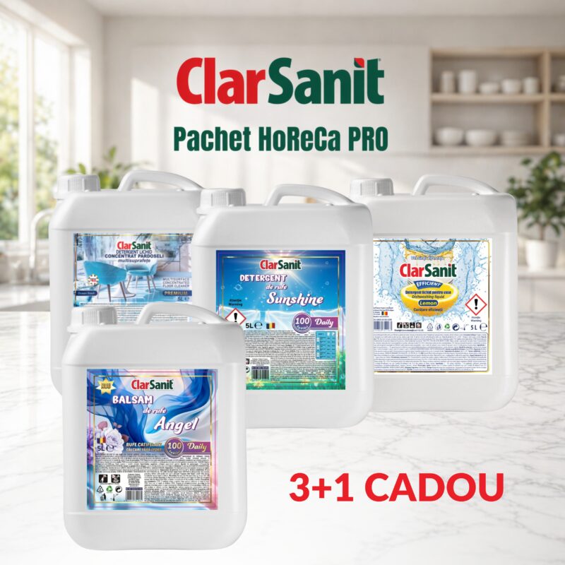 Pachet ClarSanit HoReCa PRO 3+1 GRATIS