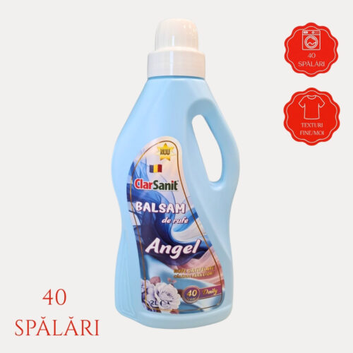 balsam de rufe ClarSanit Angel Daily 2L – 40 spălări, rufe catifelate