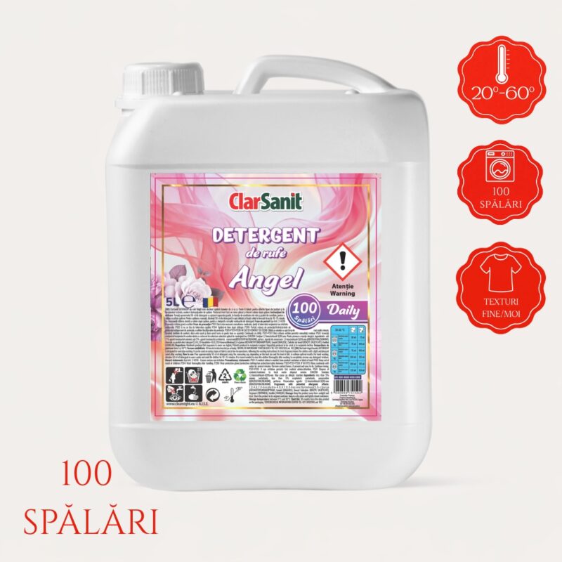 Detergent lichid ClarSanit Angel Daily 5 L – 100 spălări