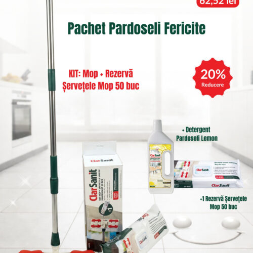 kit mop+rezerva+servetele